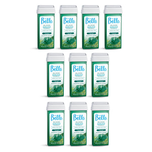 Depil Bella Roll-On Algae with Peppermint Wax Cartridges 3.52Oz (10 Units Offer) - thewaxline.com