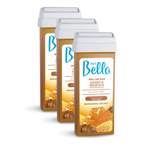 Depil Bella Roll-On Honey with Propolis Wax Cartridges 3.52Oz (3 Units Offer) - thewaxline.com