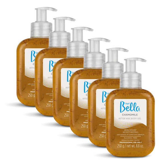 Depil Bella Post Waxing Chamomile Body Gel 250g (6 Units Offer) - thewaxline.com