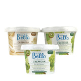 Kit Depil Bella Creamy Hard Microwave Wax 1 White Chocolate 2 Green Fruits - thewaxline.com